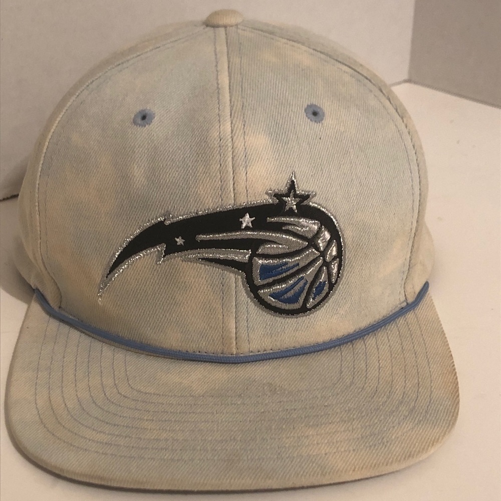 Mitchell Ness Orlando Magic Hat Cap Bleached Denim